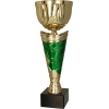 4172   Puchar metalowy złoto-zielony